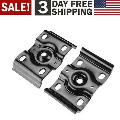 Soporte de placa de perno en U de resorte de eje trasero de 2 piezas para 99-10 Ford F-250 F-350 Super Duty Foto 1 de 4