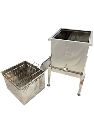 Dampfwachsschmelzer aus Edelstahl für 10 DNM/Zander Rähmchen - Modell 1170 - Bild 1 von 4