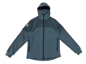 DragonWear Elements FR Flak Jacket Uomo Taglia Media Grigio DFFJ10X Full Zip - NUOVO - Foto 1 di 12