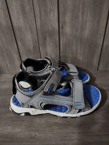 Eddie Bauer Rocky Adjustable Sandals Gray Blue Boys Size 13 - Picture 1 of 5