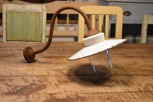 KE1476 Emaille Hoflampe Stalllampe Aussenbeleuchtung Garage - Bild 1 von 21