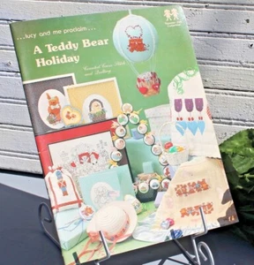 Vanessa-Ann Collection Teddy Bear Holiday Cross Stitch FREE SHIPPING! - Picture 1 of 2