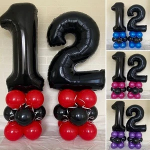 ETÀ 12 - ESPOSITORE DECORAZIONE TAVOLO PALLONCINI - 12° COMPLEANNO - NO ELIO NECESSARIO - Foto 1 di 2