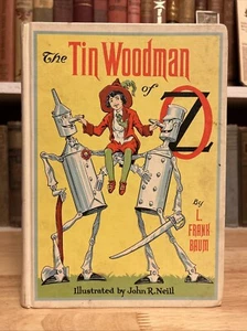 TIN WOODMAN OF OZ By L. Frank Baum & ILLust. John R. Neill HC (c) 1918 - Picture 1 of 19