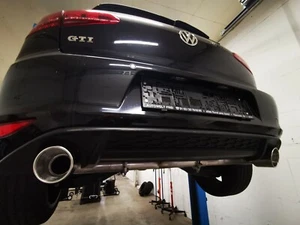VW Golf 7 GTI Duplex Silenziatore Di Ricambio 100Mm Impianto Di Scarico - Foto 1 di 4