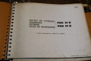 BERLIET Ersatzteilkatalog Getriebe FBO 31 41 R BS 80 (48 - Bild 1 von 4