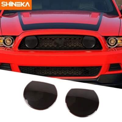 Rejilla central delantera negra ahumada lámpara decoración moldura para Ford Mustang 10-14 Foto 1 de 4