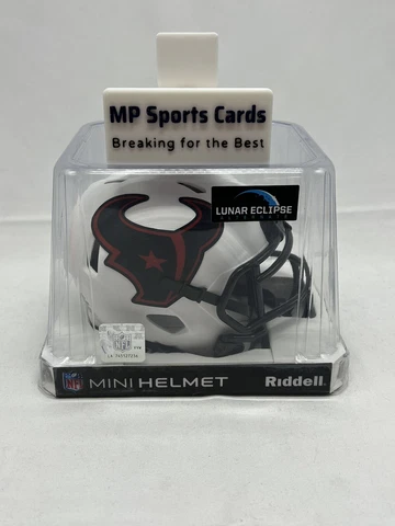 Riddell Lunar Eclipse Alternate Houston Texans Mini Helmet Free Shipping! Cover