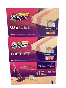 Swiffer WetJet Multi-Surface Floor Cleaner Pad Refill, 24 Count Four Boxes - Picture 1 of 1
