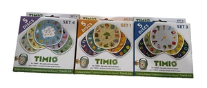 TIMIO 5 Discs Set 1, 3, 4 Interactive And Educational audio and music Discs NEW - Picture 1 of 2