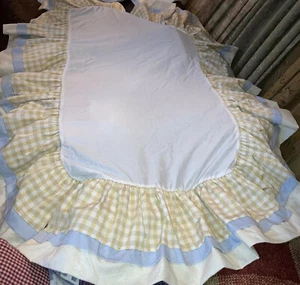Custom Made Crib Skirt Dust Ruffle Childs Bed Unisex - Picture 1 of 7