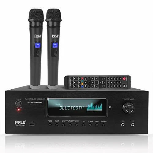 Pyle PT888BTWM 1000W Bluetooth Home Theater Karaoke Receiver - 5.2-Ch Stereo - Image 1 of 1