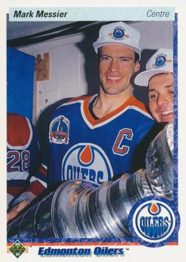1990-91 Upper Deck French #44 MARK MESSIER - Edmonton Oilers - Bild 1 von 1