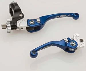 ASV F4 Lever Set Blue Hot Start Yamaha YZ250F 07-13 YZ450F 08-09 - Picture 1 of 1