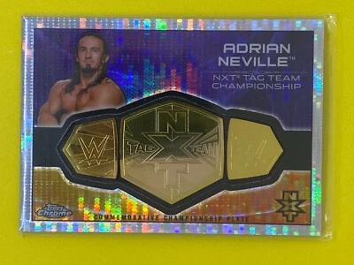 Adrian Neville WWE Topps Chrome Championship Plate Pulsar /75 Wrestling Card NXT - Image 1 of 2