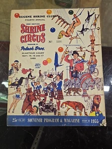 1965 Eugene OR Shrine Circus Program - Picture 1 of 4