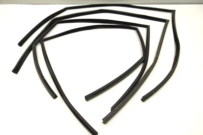 95-03 Jaguar XJ6 XJ8 XJR CRISTAL DELANTERO TRASERO CORRE PUERTA VENTANA SELLO CANAL CONJUNTO OEM Foto 1 de 4