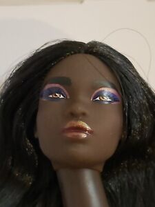 NEW NUDE AFRICAN AMERICAN Barbie Made to Move Doll SIGNATURE LOOKS #10