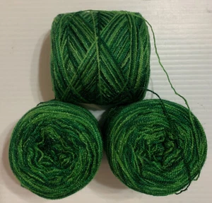 Cristal lace yarn. Color 706, Acrylic /Rayon. 900 yards, 3.5 oz Each.1 lot of 3. - Picture 1 of 3