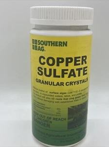 SouthernAg Copper Sulfate 99% Crystals Granular - 1 lb. New Algicide Sewer Mgt - Picture 1 of 5