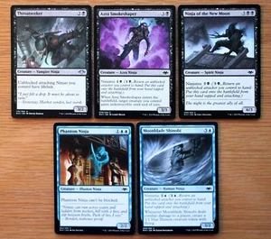 Set of 5 Ninja Creatures / Modern Horizons *NM* (Magic MTG) Throatseeker - Picture 1 of 2