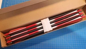 12pcs Archery Crossbow Bolts Half Nocks Hunting 18in Arrows Replacement Points - Picture 1 of 5