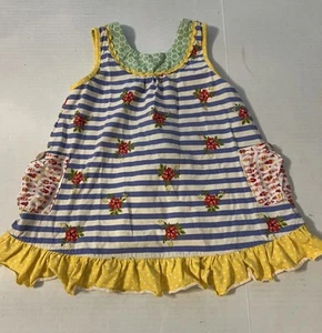 Matilda Jane Top Girls 6 The Adventure Begins~Tunic Sleeveless Open Back - Picture 1 of 18