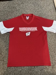 Neu Mighty Mac Wisconsin Badgers Fußball Trikot Kinder Large 16-18 Shirt - Bild 1 von 5