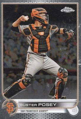 2022 TOPPS CHROME BUSTER POSEY #95 - Image 1 of 2