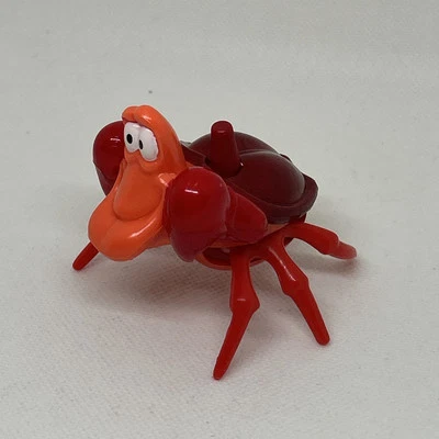 Juguete de cuerda Walt Disney Sebastian The Little Mermaid Burger King Kids Club 1993 Foto 1 de 4