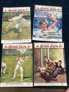 4 Antique The Boys Own Paper Magazine inc July, August, Sept, Oct 1921 VGC #5 - Picture 1 of 10