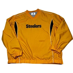 Official Pittsburgh Steelers NFL Team Apparel Jacket Windbreaker | Size XL - Picture 1 of 6