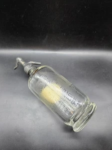 Antique FryCo Soda Syphon R Fry And Co Brighton With Original Label 1920s 30 Cm - Picture 1 of 9