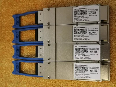 1PCS NOKIA 3AL82074AA 01 QSFP28 100GBASE-LR4 WOTRD60TAA Singlel Rate 10km SMF - Image 1 of 4