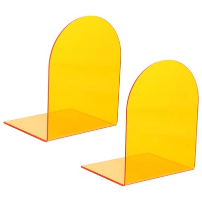  2 Pcs Buchstützen Kunststoff Acryl Buchhalter Dekorative Buchend - Bild 1 von 4