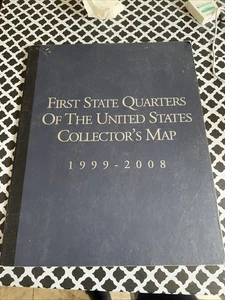 First State Quarters Collector's Map 1999-2008  - Picture 1 of 4