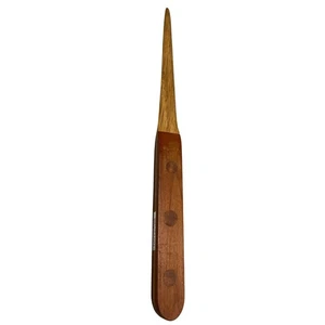 Vintage Hand Carved Cherry and Oak wood letter Opener - Picture 1 of 7