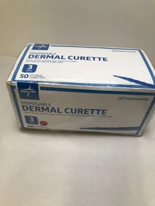 CAJA DE 50 CURETAS DÉRMICAS DESECHABLES ESTÉRILES MEDLINE 3 MM** - Imagen 1 de 1