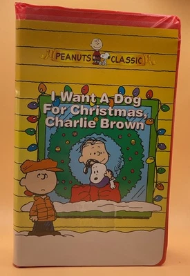 I Want a Dog for Christmas, Charlie Brown VHS 2004 Clamshell *Buy 2 Get 1 Free* Foto 1 de 4