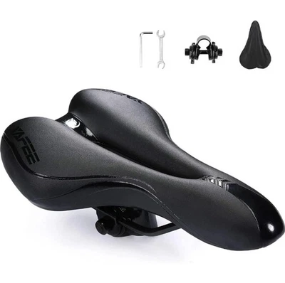 Ergonomische GEL Fahrrad Sattel Fahrradsitz Prostata Herren Damen Unisex e-Bike. - Bild 1 von 4