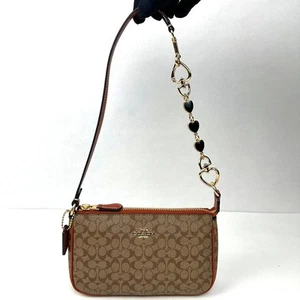 Coach Nolita 19 Colorblock Micro Sig Canvas in Khaki + a Free Extended Chain - Picture 1 of 12