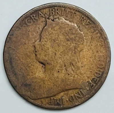 1898 Great Britain Farthing KM# 788.2 Circulated Condition - Image 1 of 3