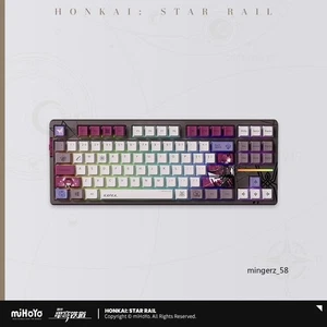 Honkai Star Rail Kafka Mechanical Backlit 87 Key Keyboard Christmas Game Gifts - Picture 1 of 5