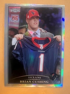 2009 Topps Chrome Refractor   BRIAN CUSHING #TC130 Rookie Card Texans  RC - Picture 1 of 2