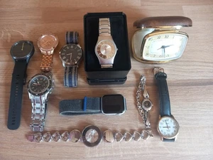 JOB LOT WATCHES FOR PARTS RESTORATION, TIMEX, ARMANI, GUESS, EUROPA - Picture 1 of 13