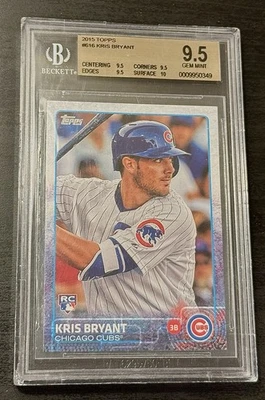 2015 TOPPS CHROME RC KRIS BRYANT BGS 9.5  GEM MINT - Image 1 of 2
