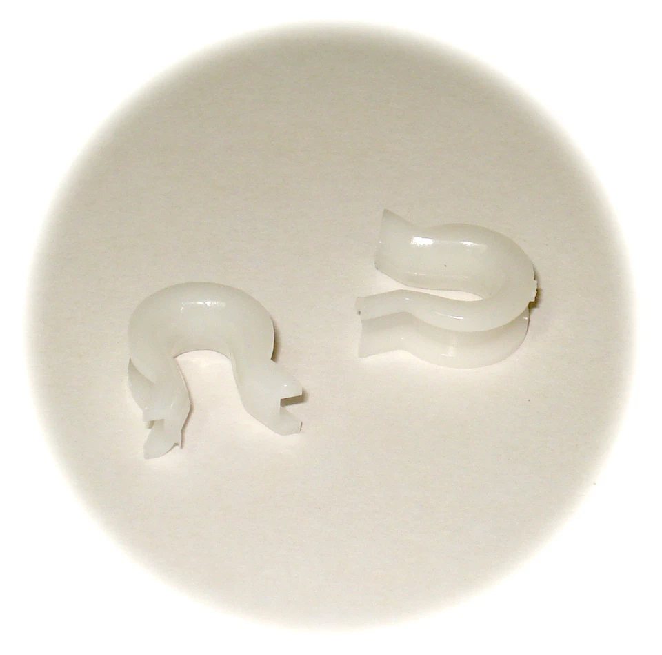 Corvette 1965-82 brazo de arrastre guías de cable de freno de emergencia/estacionamiento (juego de 2 L&R) Foto 1 de 1