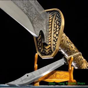 Garra de Dragón Manganeso Acero Afilado Espada China WUSHU Dao Sable de Batalla #1330 - Imagen 1 de 10