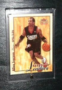 Allen Iverson 2000-01 Fleer Tradition Glossy Hardwood Leaders 1 HL 76ers HOF - Picture 1 of 3