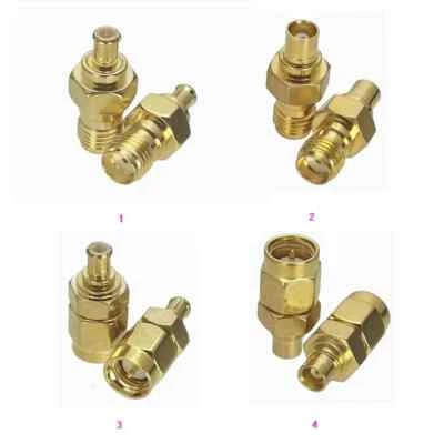 1Pcs SMA To MCX Male Plug & Female Jack Straight RF Coaxial Adapter Connector - Image 1 of 4
